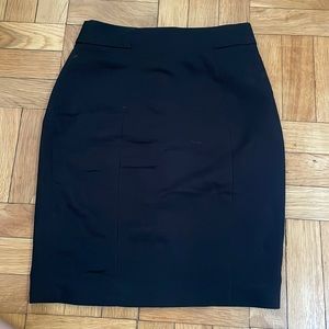 Black pencil skirt